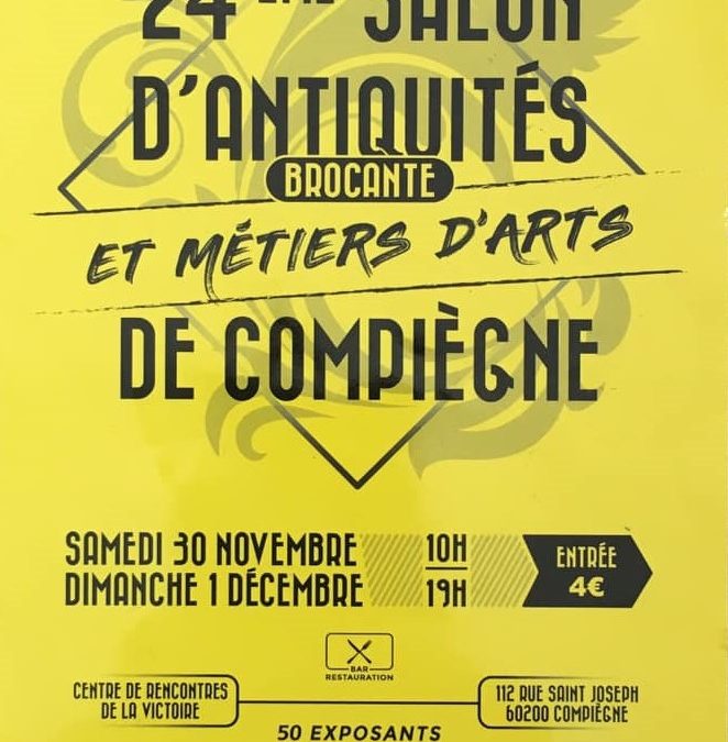 [Actualités] – 24ème salon d’Antiquités, Brocante et Métiers d’Art de Compiègne