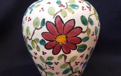 [Objet] – Puzzle d’un vase à motifs de fleurs